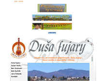 Tablet Screenshot of dusafujary.sk